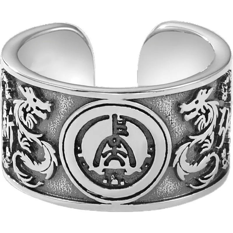 Dragon Pattern Men Rings